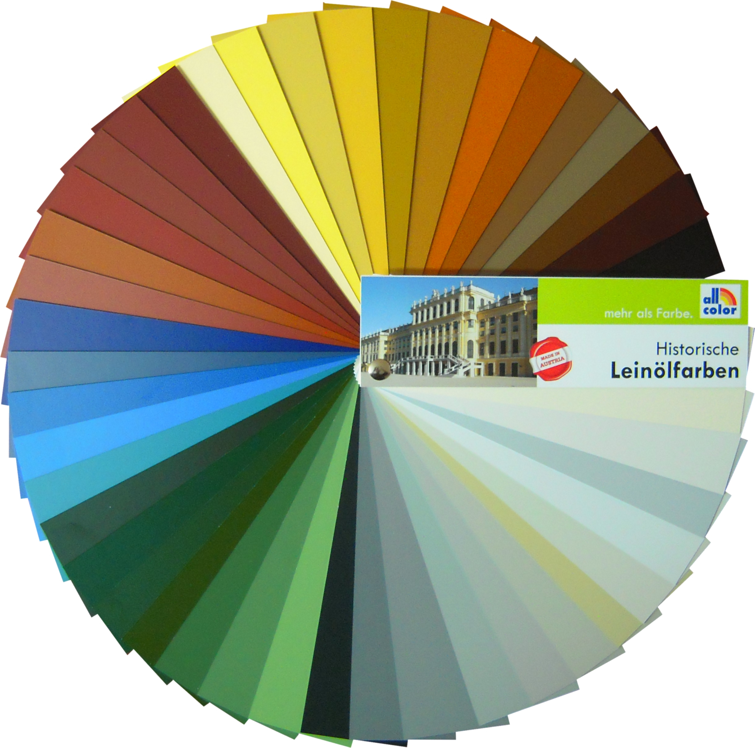 All-color Farbfächer - "Historische Leinölfarben"