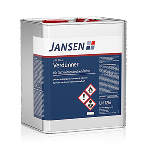 Jansen Spezial Verdünner - Verdünner für Schwimmbeckenfarbe - 1 Liter in farblos