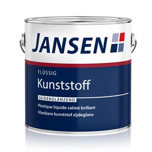 Jansen Flüssig-Kunststoff - Wetter- und Wasserbeständiger Bodenanstrich - 750 Milliliter in Weiß