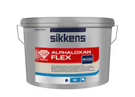 Sikkens Alphaloxan Flex - 5 Liter Wunschfarbton - Spezial-Siliconharz-Fassadenfarbe