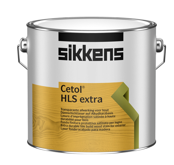 Sikkens Cetol HLS Extra - 2,5 Liter 020 Ebenholz - Transparente, seidenglänzende Grund-, Zwischen- und Schlussbeschichtung für nicht maßhaltige und begrenzt maßhaltige Bauteile