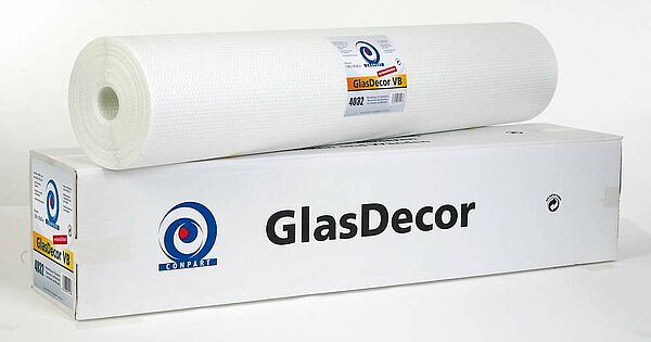 Conpart GlasDecor - rein mineralisches Glasfasergewebe für die individuelle Gestaltung von Wohnräumen im Innenbereich