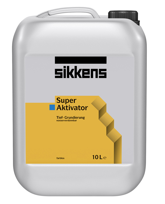 Sikkens Super Aktivator - Lösemittelfreies, schadstoffarmes, unpigmentiertes Tiefgrundiermittel - 10 Liter