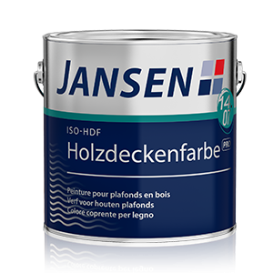Jansen ISO-HDF PRO Holzdeckenfarbe Halbmatt - 750 ml Weiß
