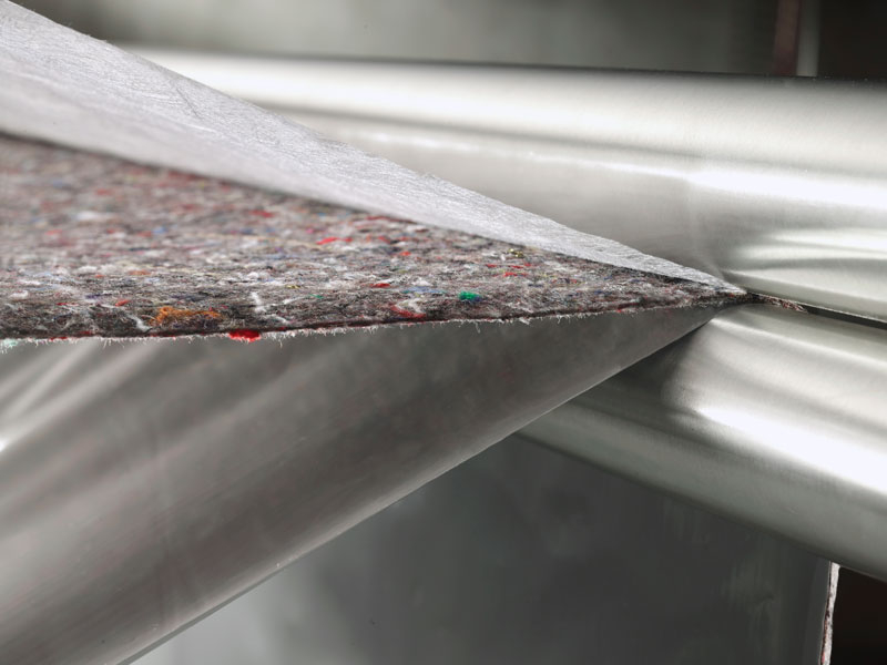 NOWOtex Abdeckvlies Profi 1 x 25 m - 250 g/m² Dunkelbunt - Thermisch und mechanisch verfestigt