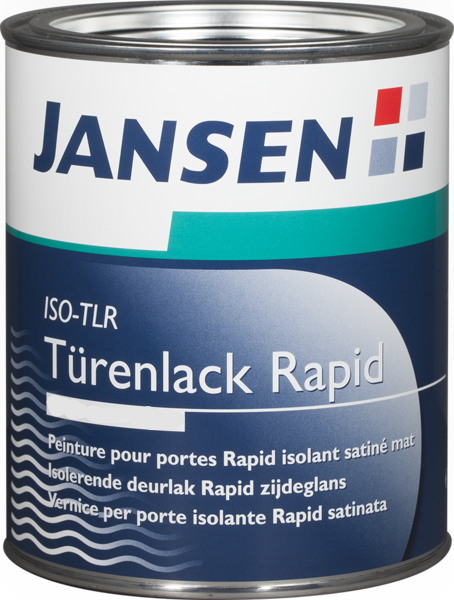 Jansen ISO-TLR Türenlack Rapid - 0,75 l Weiß Seidenmatt