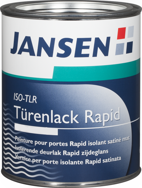 Jansen ISO-TLR Türenlack Rapid Seidenmatt - 750 ml Weiß