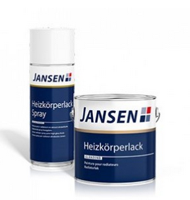 Jansen Heizkörperlack Seidenglänzend - 750 ml Weiß